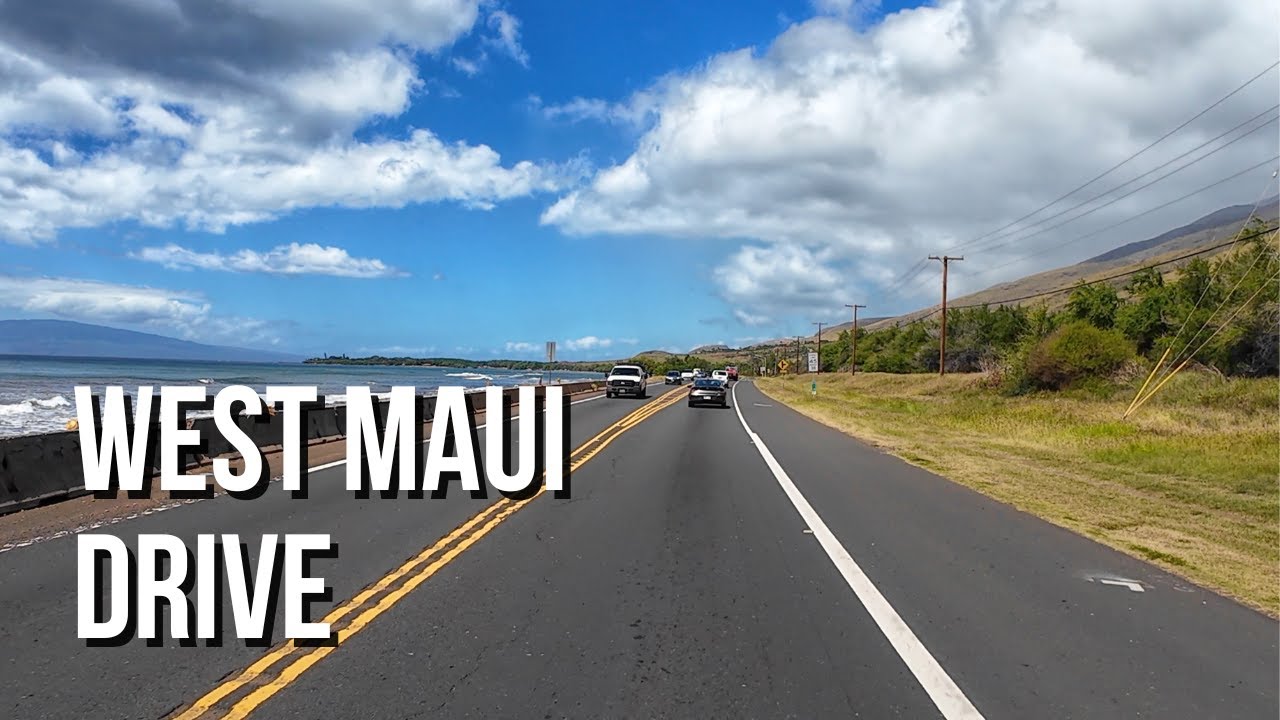 [4K] Driving The Beautiful West Side of Maui Hawaii