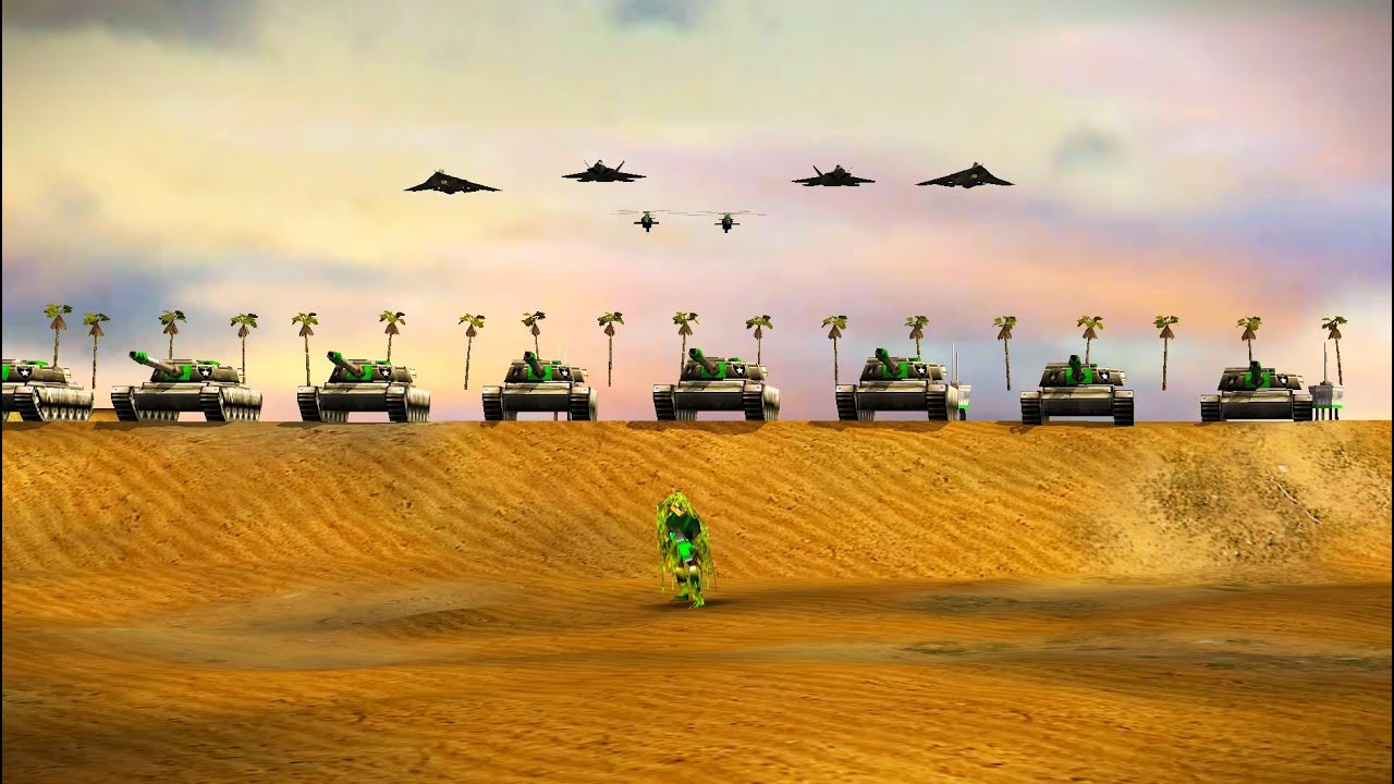 GLA Protects Osama Bin Laden From The American Invasion of Afghanistan | C&C Generals ZH Mission Map