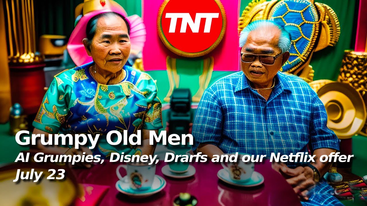 Grumpy Old AI, no more dwarfs, ready for the Netflix offer - July 23