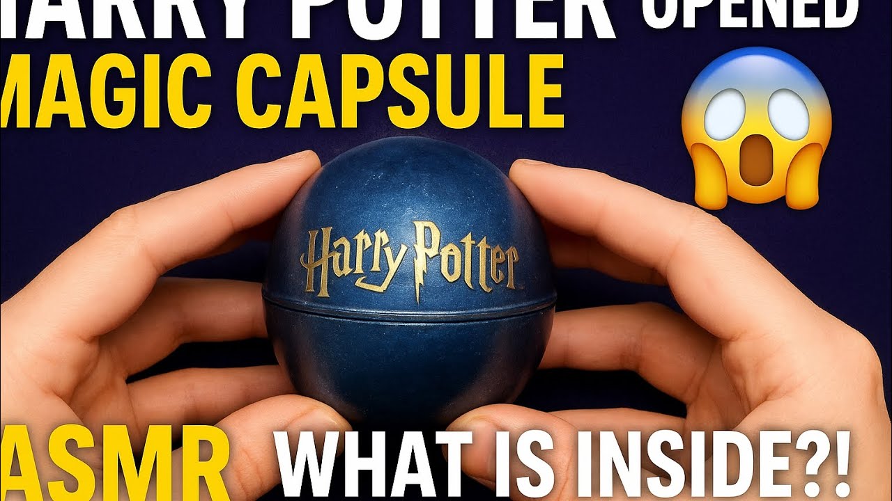 HARRY POTTER MAGIC CAPSULE Opened 😱🪄✨ | ASMR Tapping & Unboxing😴🤫