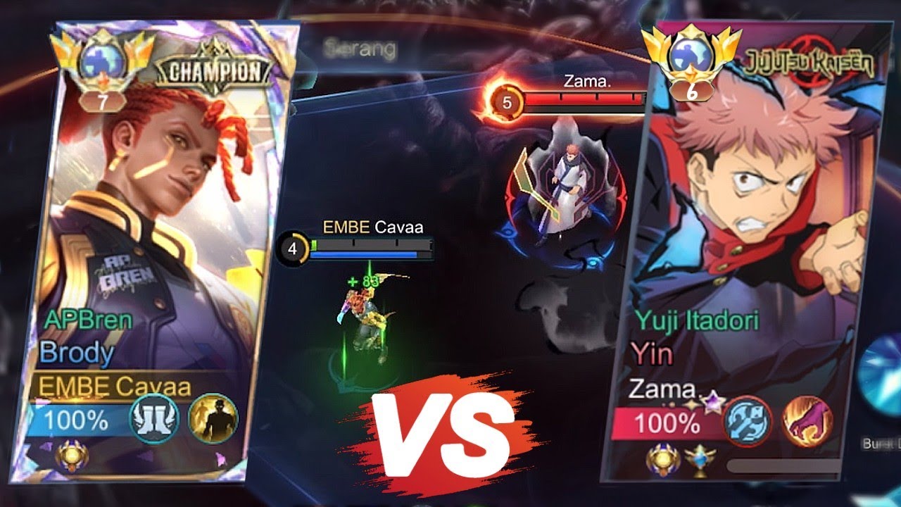 LAGI SOLO RANK MALAH KETEMU TOP GLOBAL YIN ZAMA PART 2 - Mobile Legends