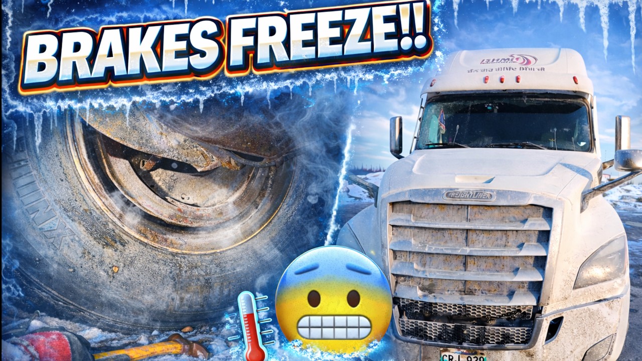 Thand ne krdi brake Freeze 🥶| Canada 🇨🇦 Trucking vlog in Hindi