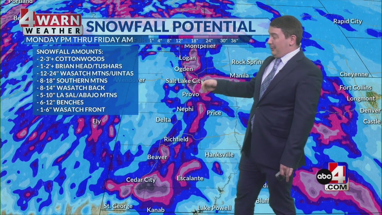 Heavy mountain snow with accumulating valley snow likely this week