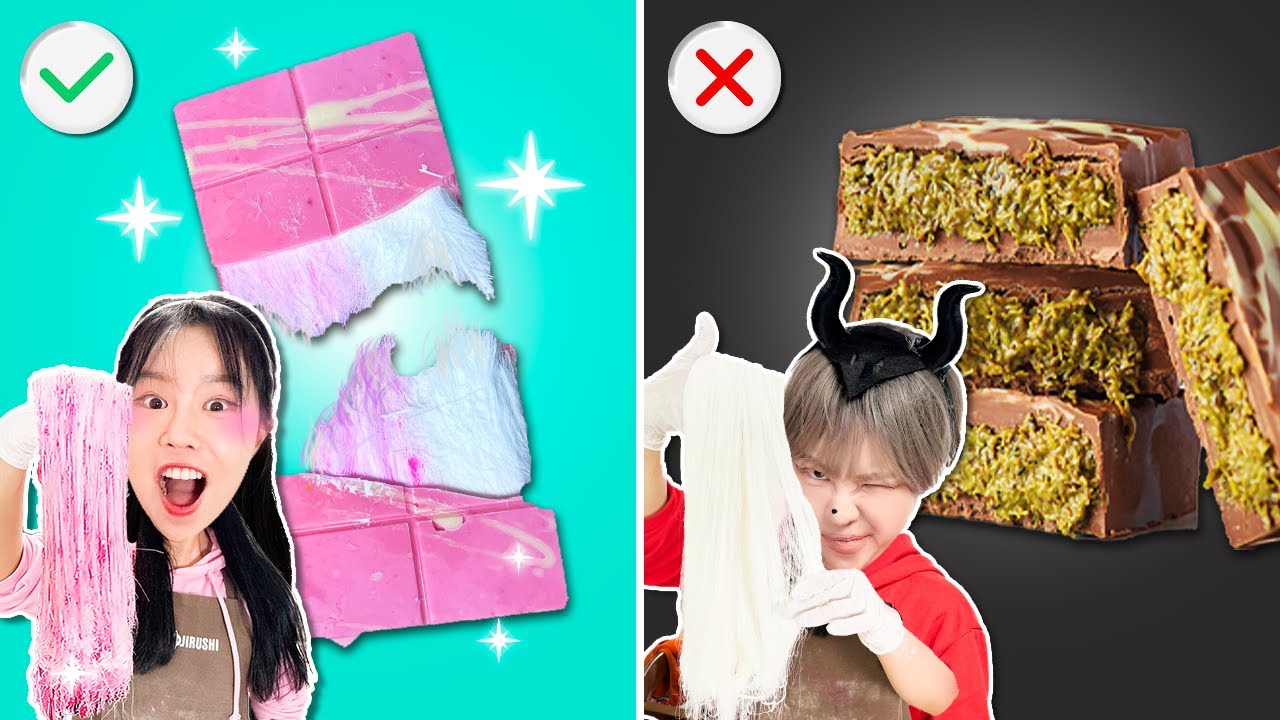 해외에서 유행하는 엔젤헤어 초콜릿 만들기! 🍫👼 진짜 머리카락처럼 나온다고?!