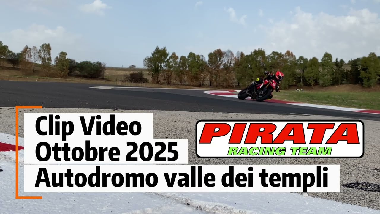 CLIP VIDEO SECONDA PARTE OTTOBRE 2025 - Pirata Racing Team