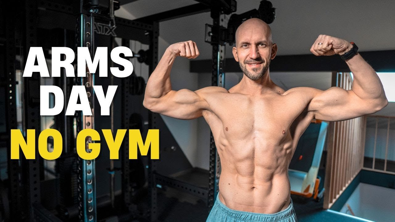 Dumbbell Arms Workout at Home | Build Bigger Biceps & Triceps