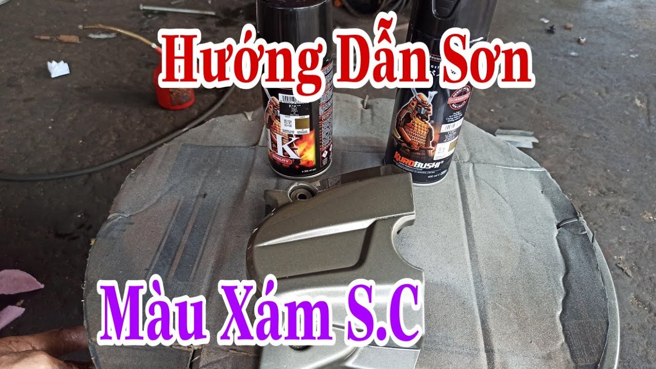 Hướng Dẫn Sơn Màu Xám S.C 👉 Xe Sirius, Sơn samurai @hophuocthinh-9798- #327