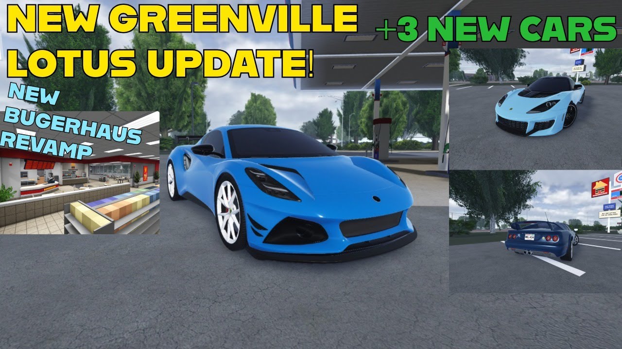 NEW LOTUS LICENSE UPDATE IN GREENVILLE! (ROBLOX)