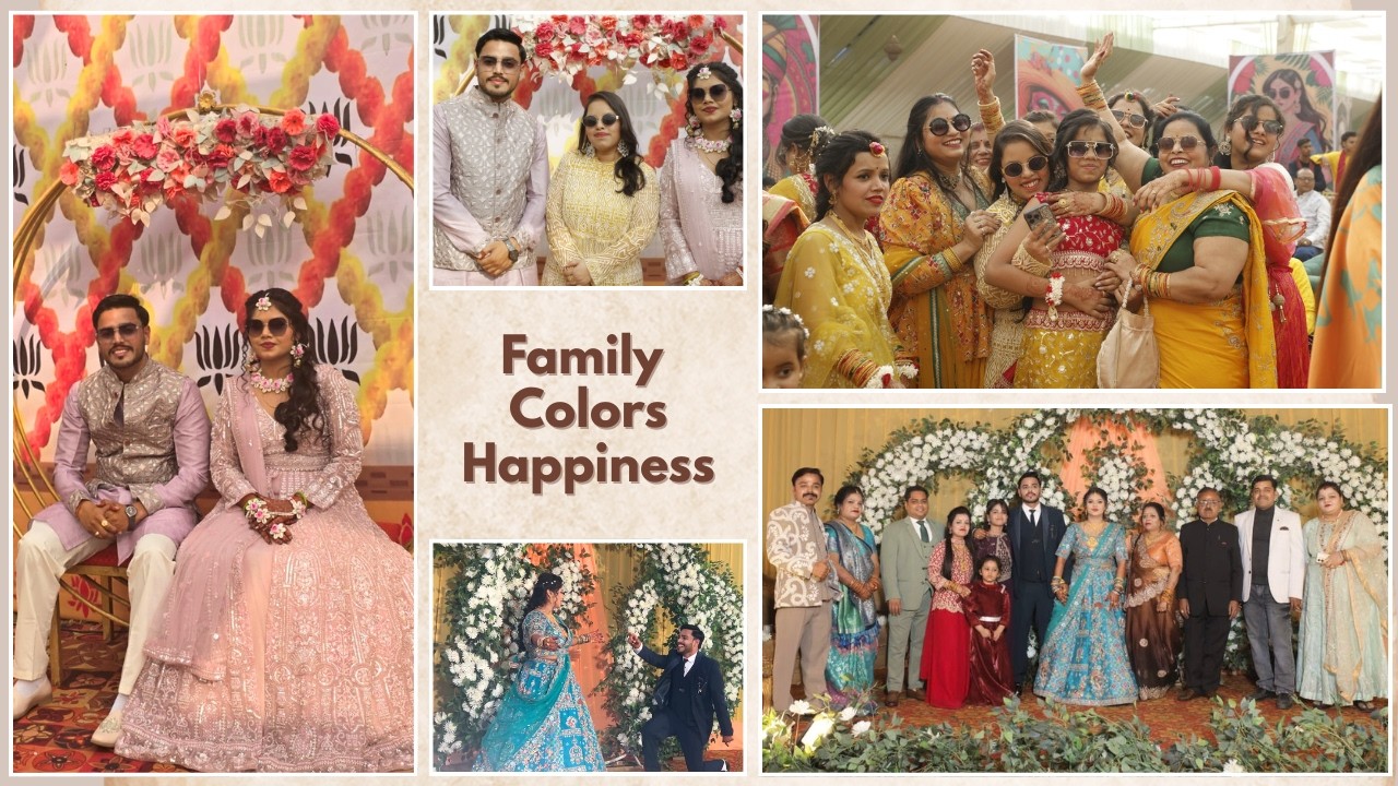 Haldi Morning to Sangeet Night 💛 | Family, Laughter & Beautiful Moments