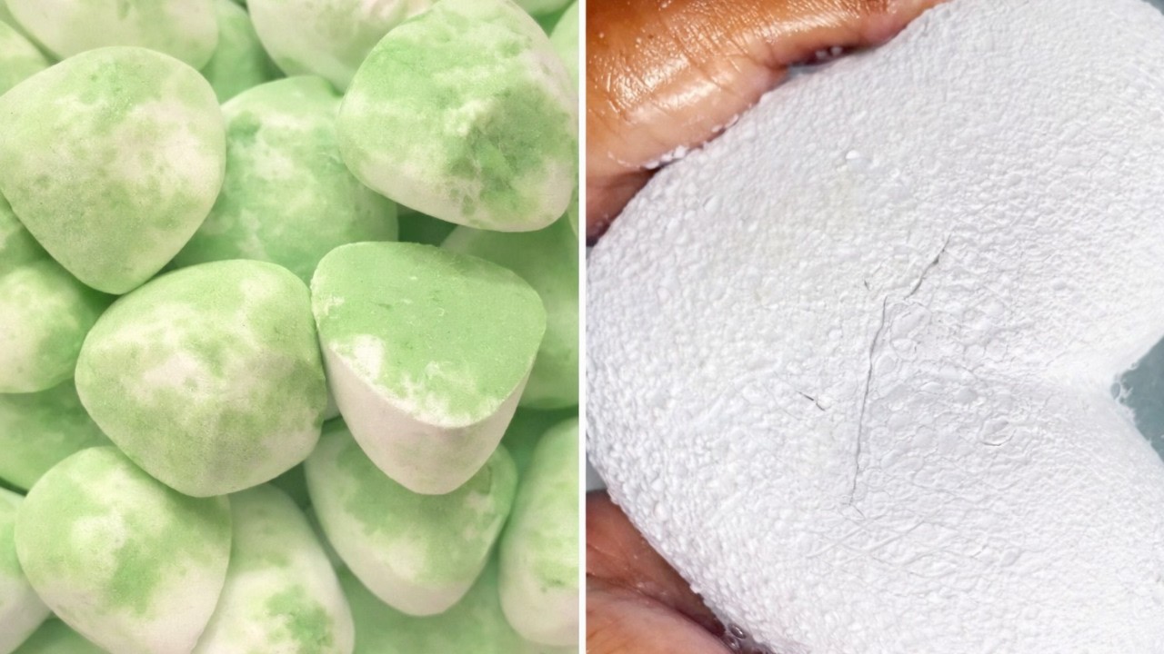 Ultimate Gym Chalk Crushing ASMR Video 💜
