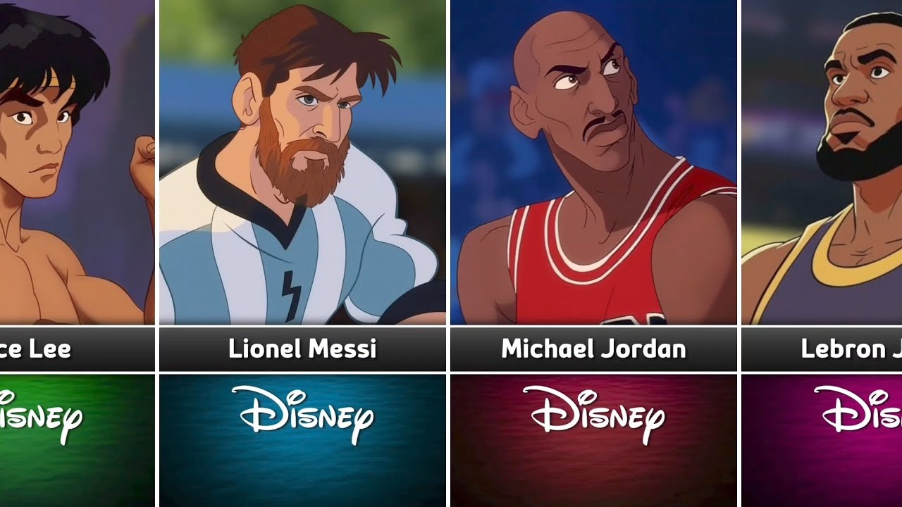 Disney Version of Famous ATHELETES | Disney