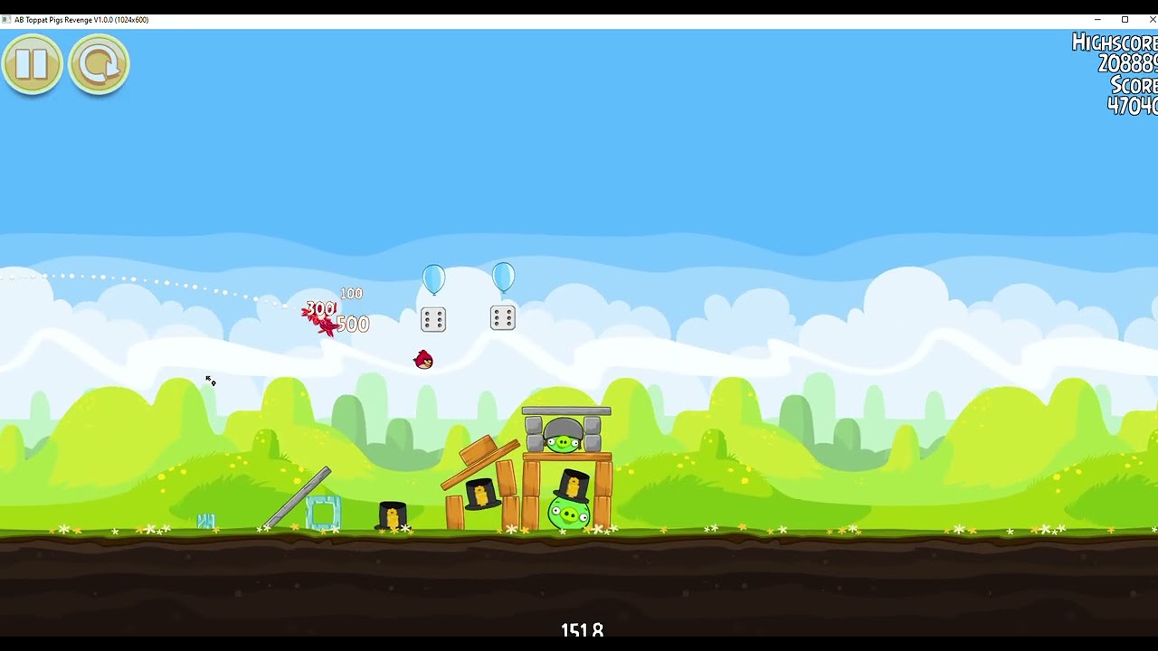 I've adding a Right Hand Man Pig As Bosses In Angry Birds Seasons Pc Mod (Read description)