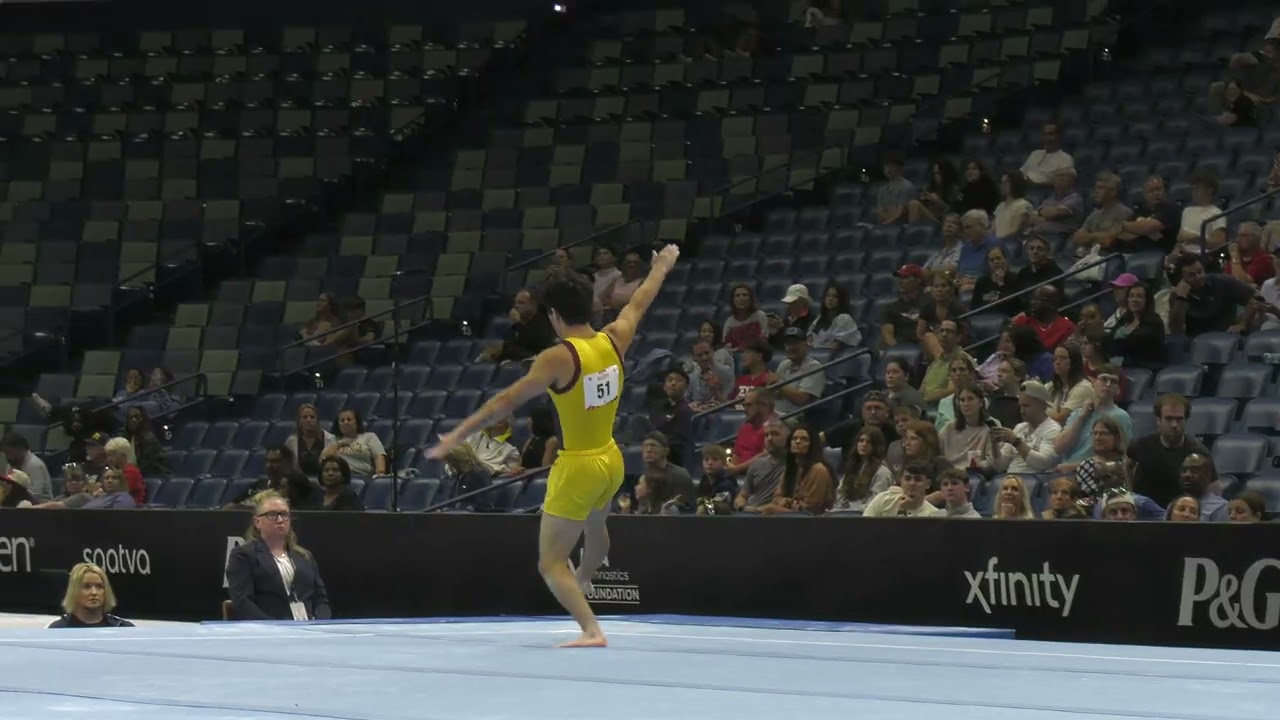 David Grossman  - Floor Exercise  - 2025 Xfinity U.S. Championships  - Senior Men Day 1