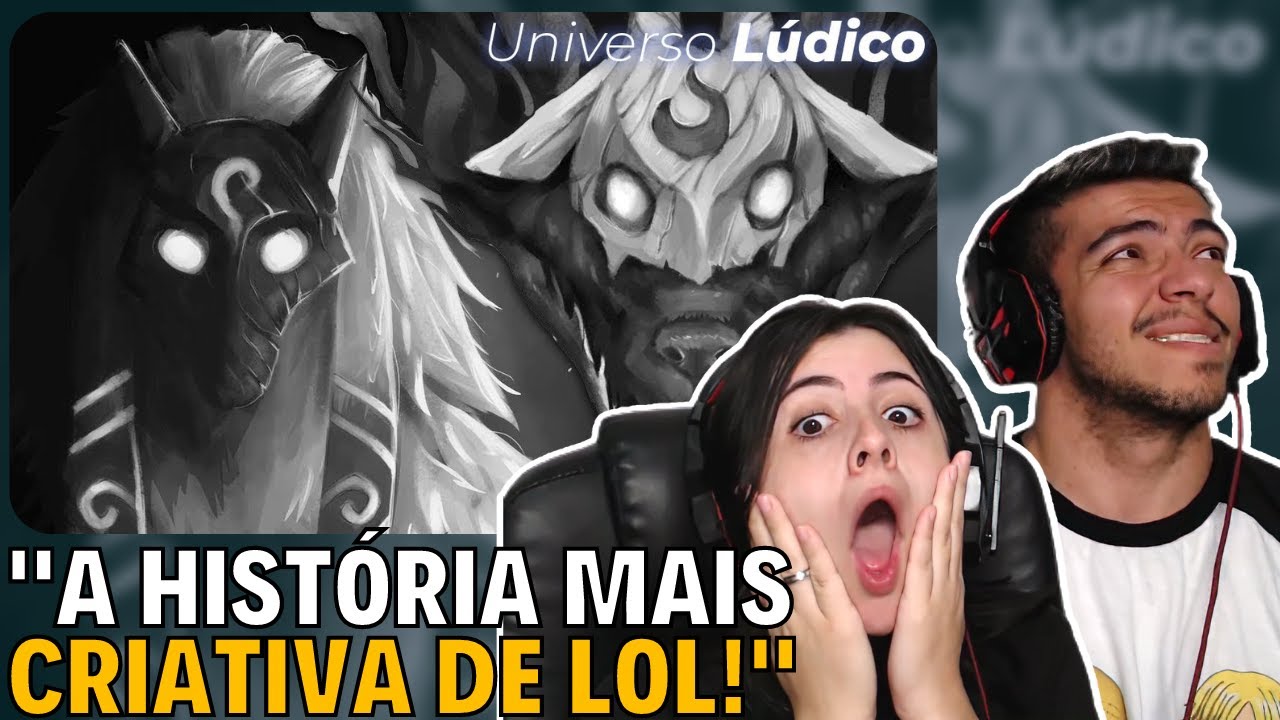 CONHECENDO LOL! 🔥😱HISTÓRIA DOS KINDRED EXPLICADA! - REACT (UNIVERSO LÚDICO)