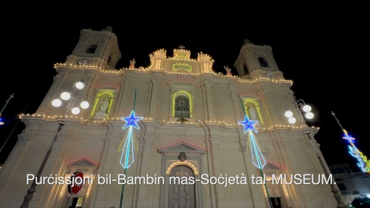 Purċissjoni bil Bambin mas Soċjetà tal MUSEUM
