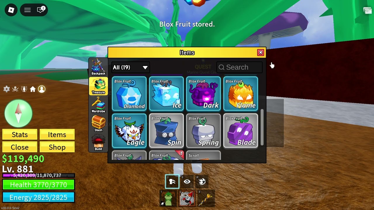 Playing blox fruits but only using rocket and eagle | Part 4