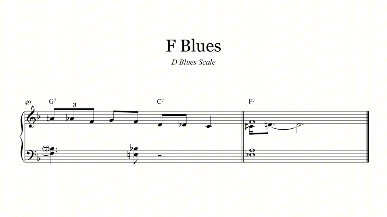 F Blues for Piano Solo ｜ 3가지 버전