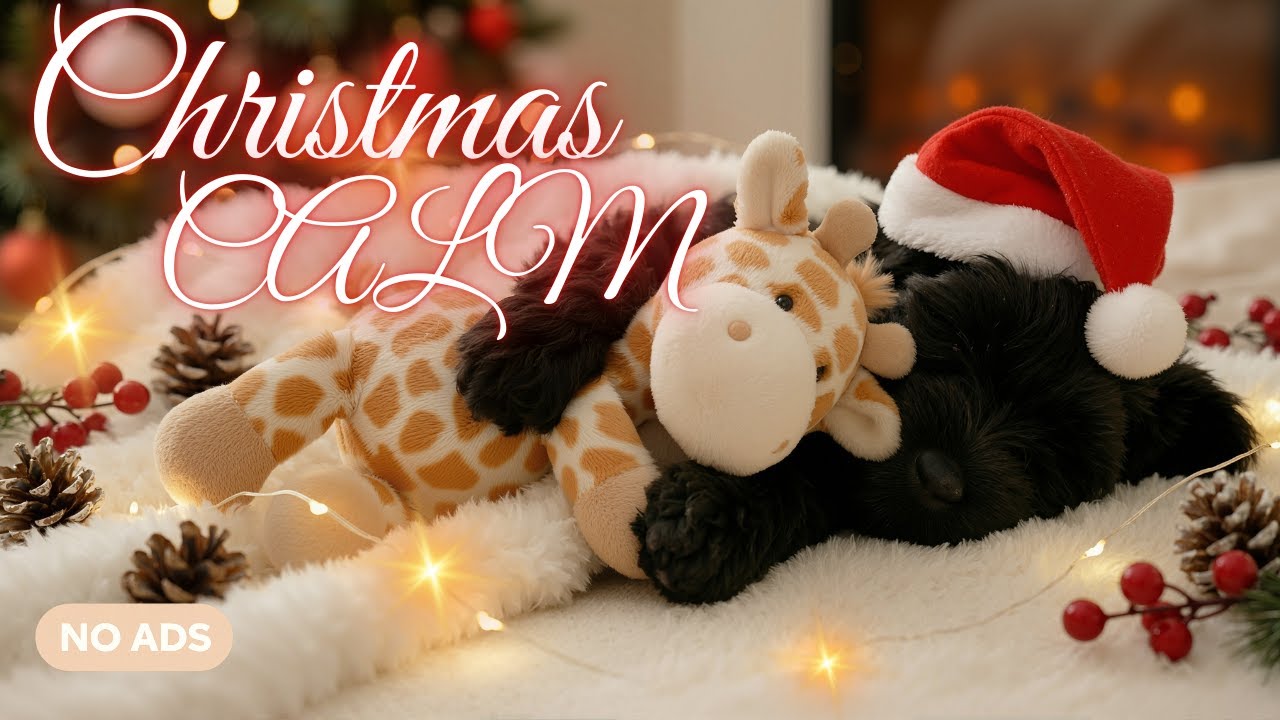 犬の休息に クリスマスのやさしい音楽｜刺激少なめ｜広告なし｜6時間｜Christmas Calm Dog Sleep Music | Soft & Warm | No Ads | 6 Hours
