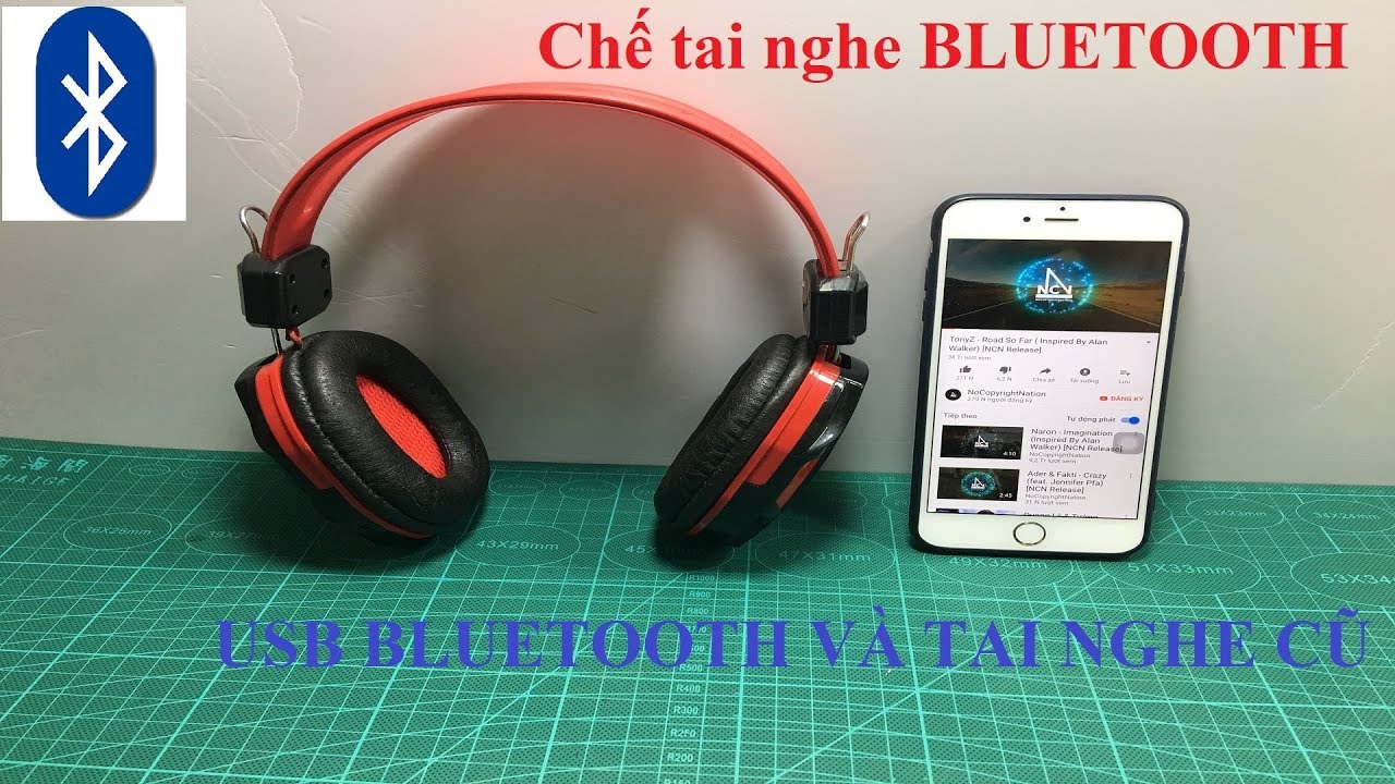 Chế tai nghe Bluetooth từ USB bluetooth và tai nghe có dây cũ - Sáng Tạo Việt - TV