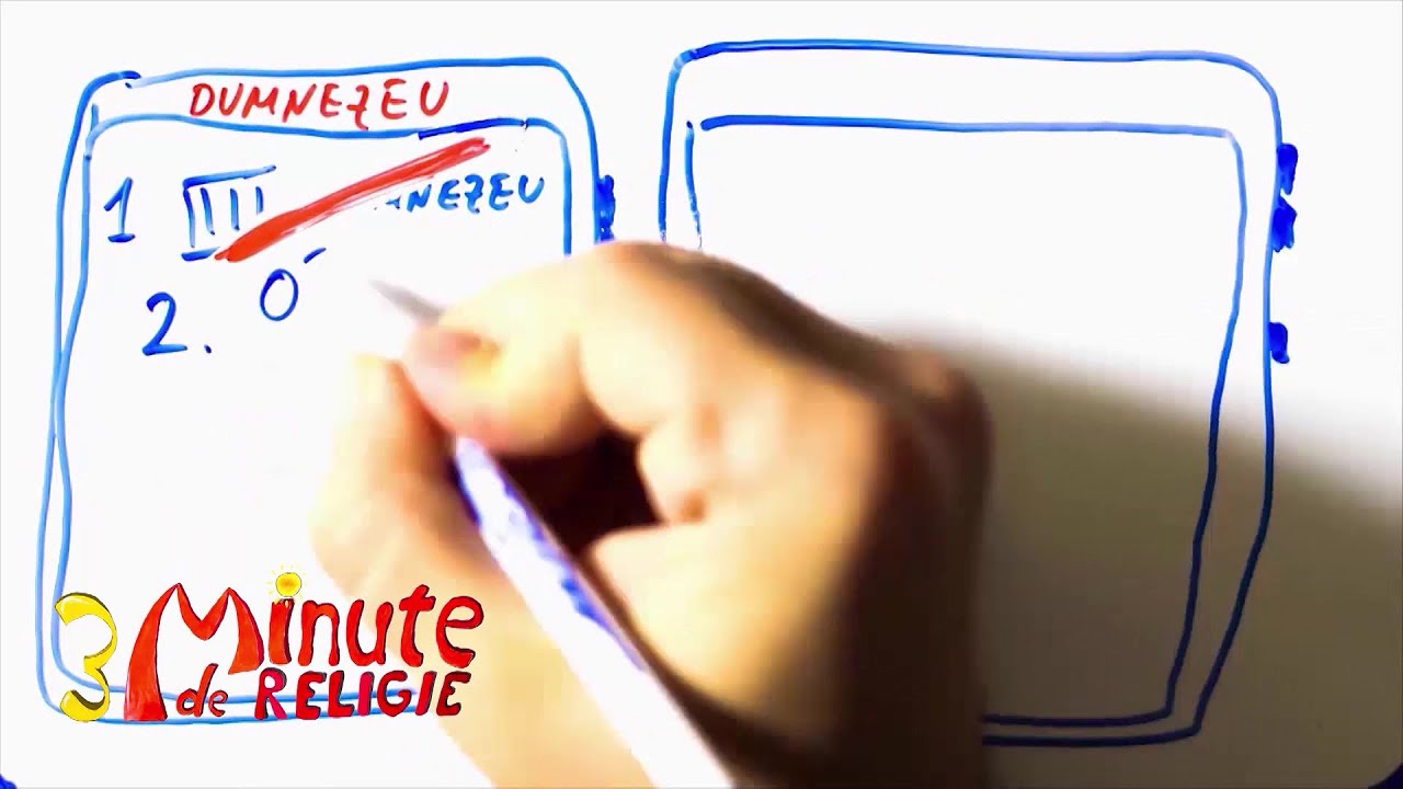 3 minute de religie. Decalogul (16 06 2020)