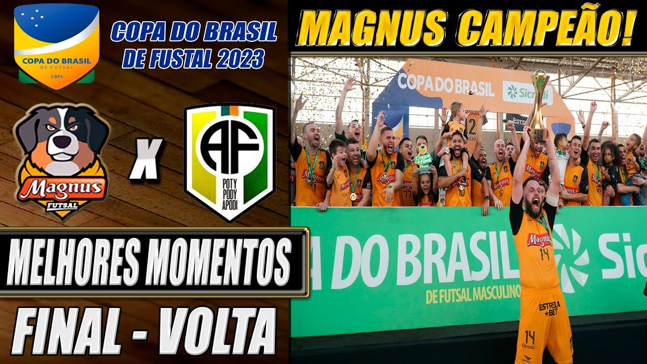 MAGNUS CAMPE&Atilde;O! Magnus X Apodi | FINAL | 2&ordm; Jogo | Copa do Brasil de Futsal 2023 (29/10/2023)