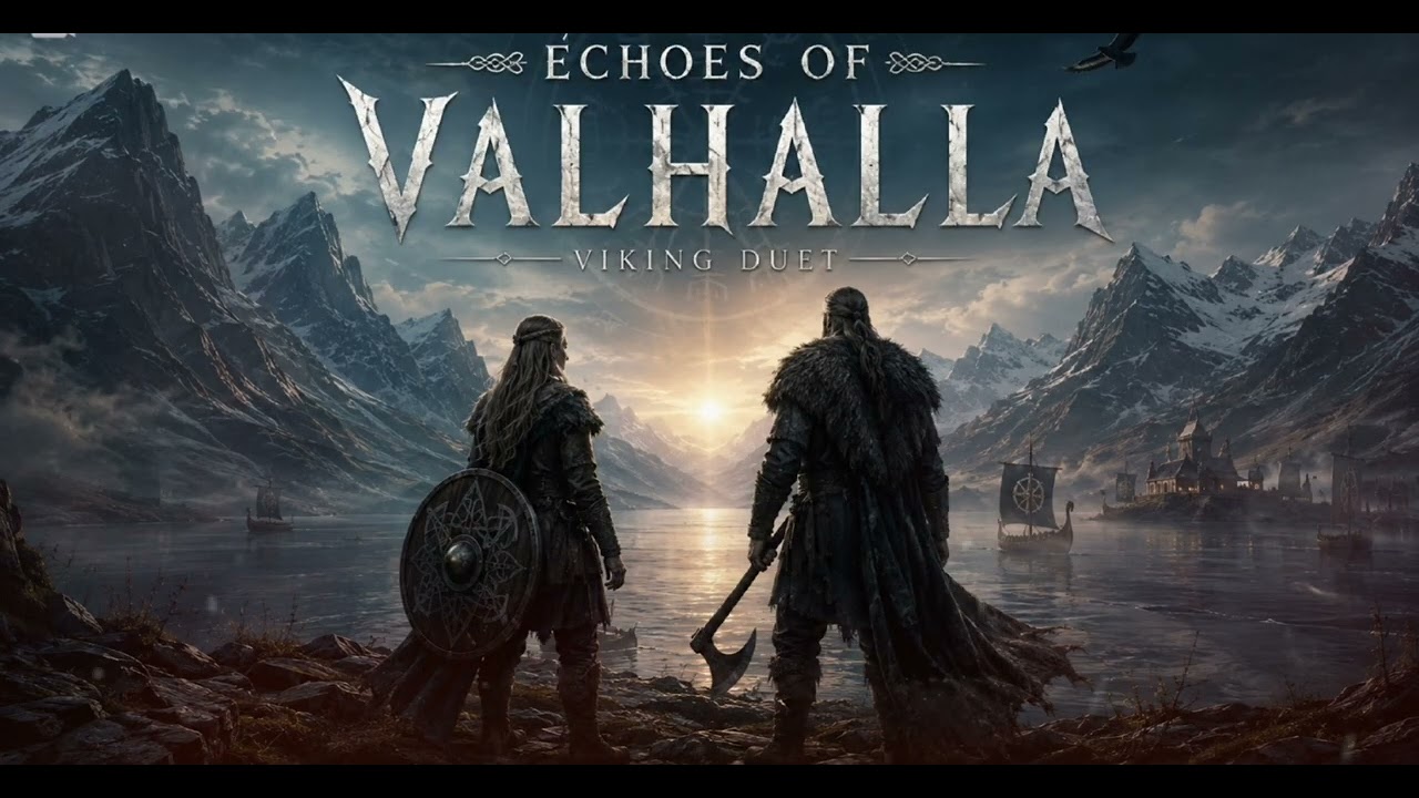 Echoes of Valhalla ⚔️ Epic Viking Duet | Female & Male Nordic Battle Song