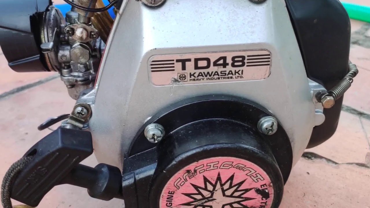 m&aacute;y ph&aacute;t cỏ kawasaki td 48 nồng 44ly  gi&aacute; 3 tr2  ai cần alo 0763232799