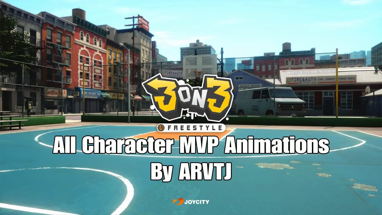 3 on 3 Freestyle: All MVP Animations (original characters)