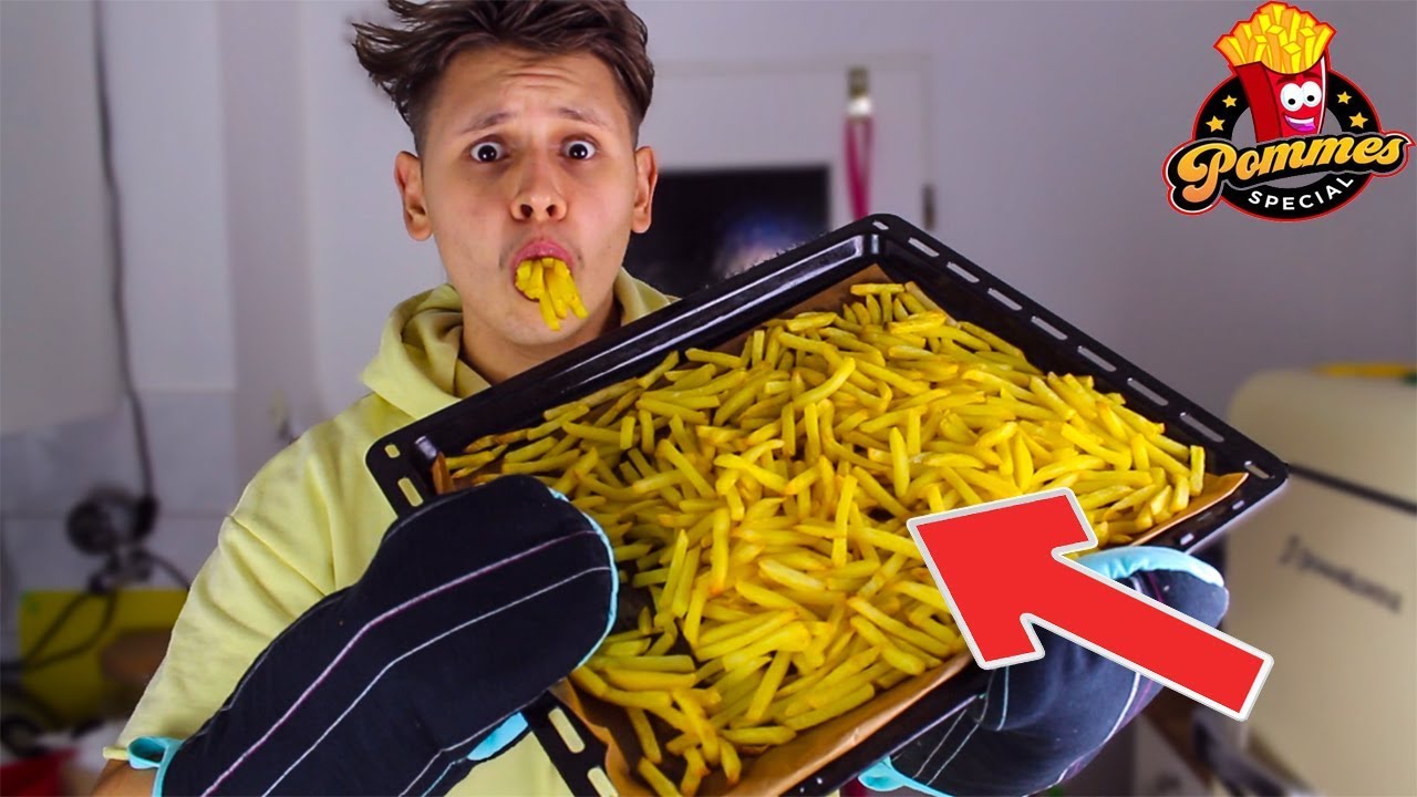 Eine Woche lang nur POMMES essen🍟😋 - SELBSTEXPERIMENT(die 