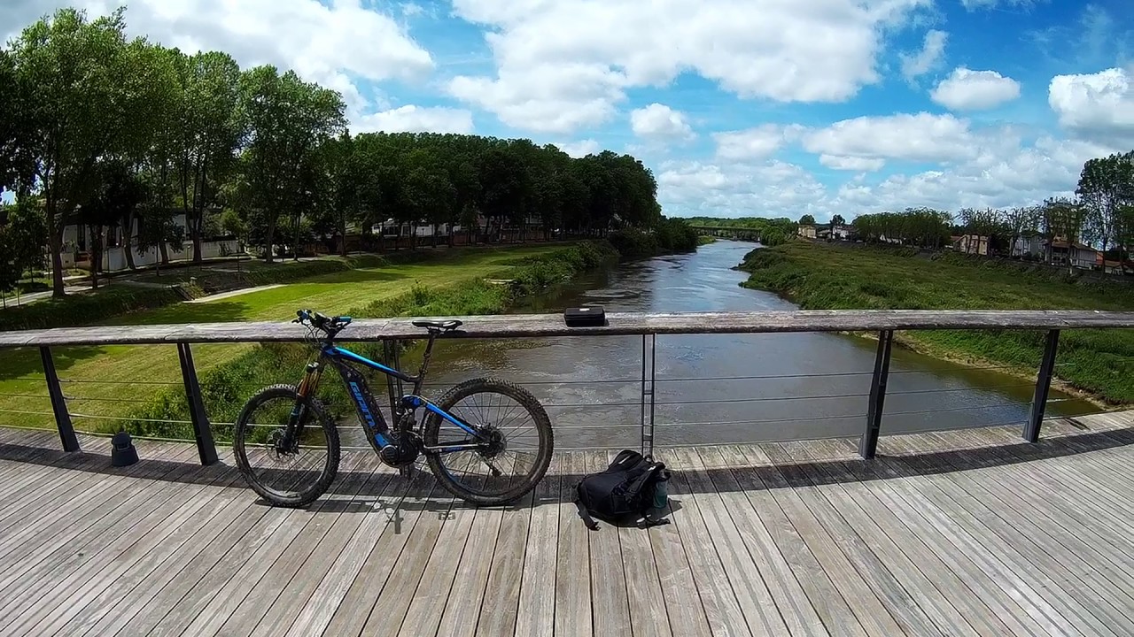 Session VTTAE sur Dax : berges de l'Adour en direction de Tercis...