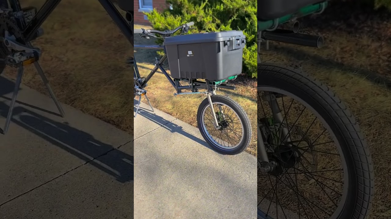 My DIY cargo bike, full build video on my channel #cargobike
