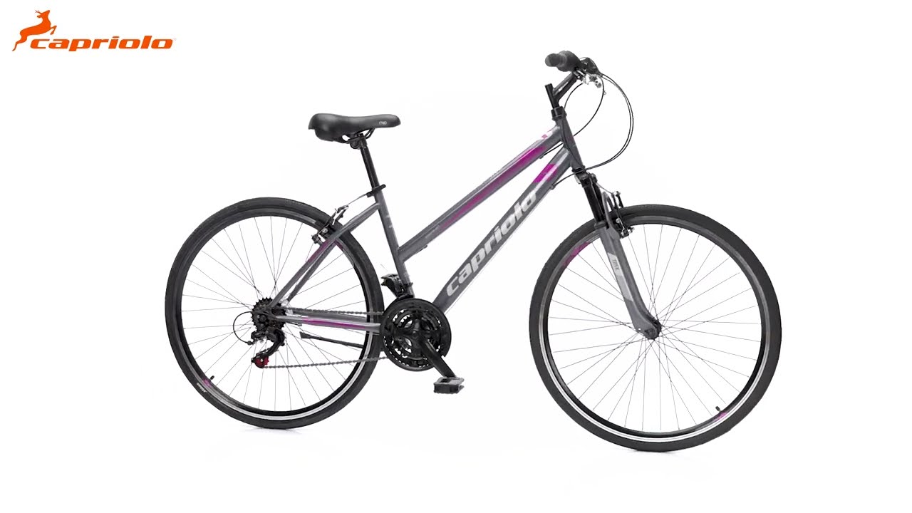 Велосипед CAPRIOLO TOURING TREK SUNRISE LADY [920595], колёса 28'' (серебристый-розовый)