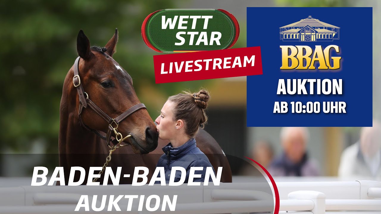 Livestream 01.09. BBAG Jährlings - Auktion
