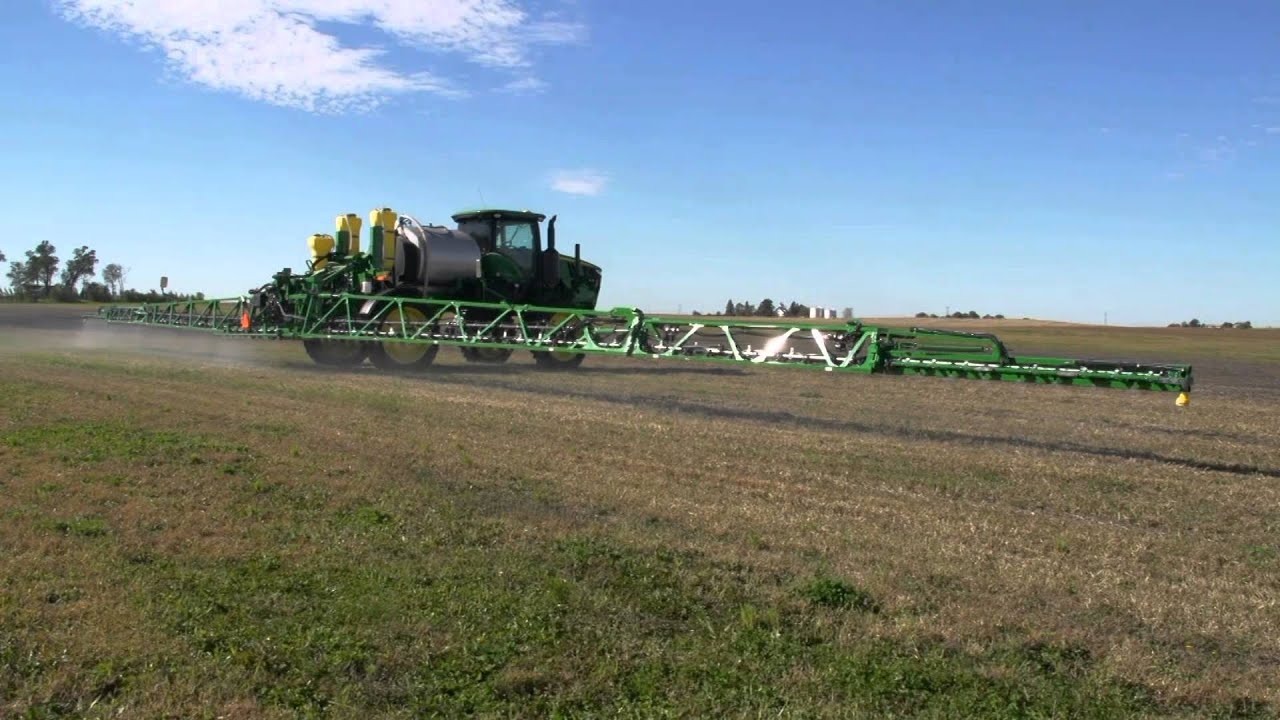 How To Rinse The Boom | John Deere 4 Series Sprayer