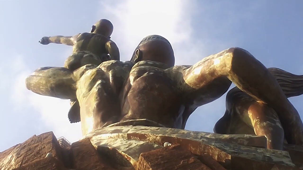 monument de la renaissance africaine de Dakar Sénégal.