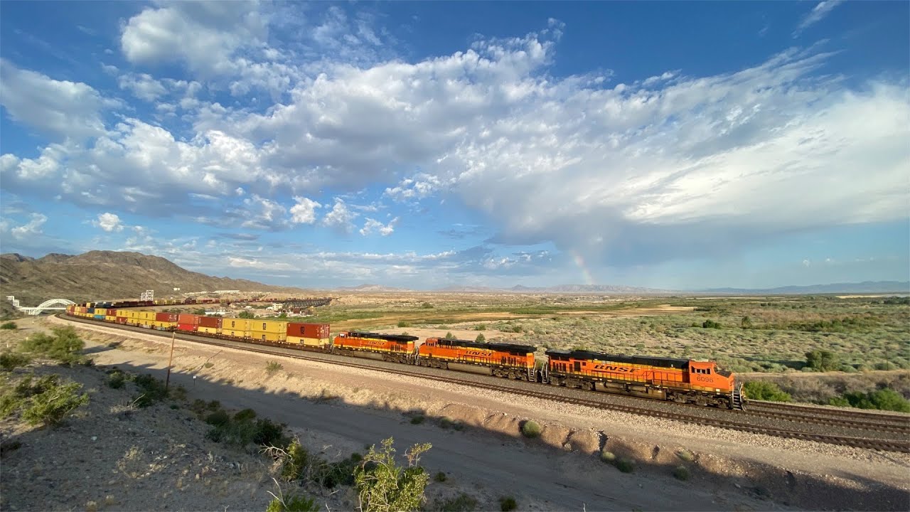 Morning at Topock, AZ- BNSF Seligman Sub May 2023