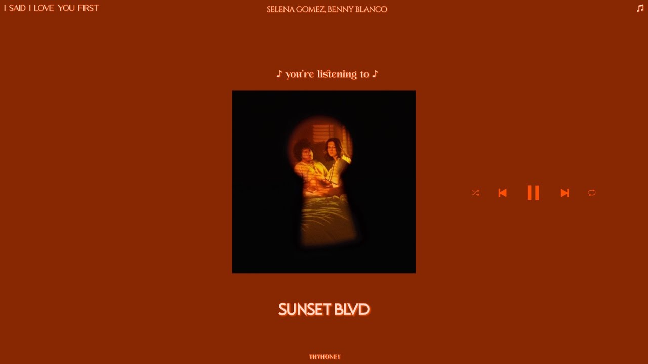 selena gomez, benny blanco - sunset blvd (slowed + reverb)