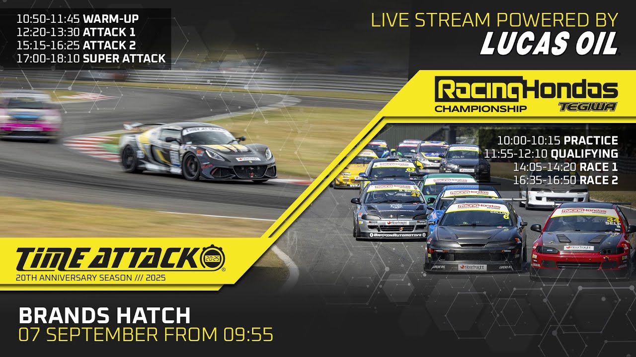 Time Attack and Racing Hondas Championships from Brands Hatch, Powered by Lucas Oil