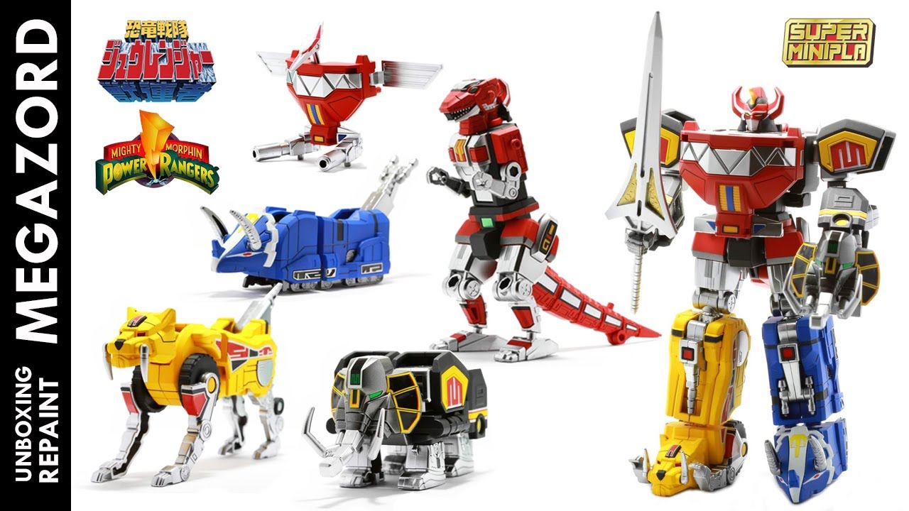 Super Minipla Daizyujin Megazord スーパーミニプラ 大獣神　組立 ジュウレンジャー Zyuranger Mighty Morphin Power Rangers