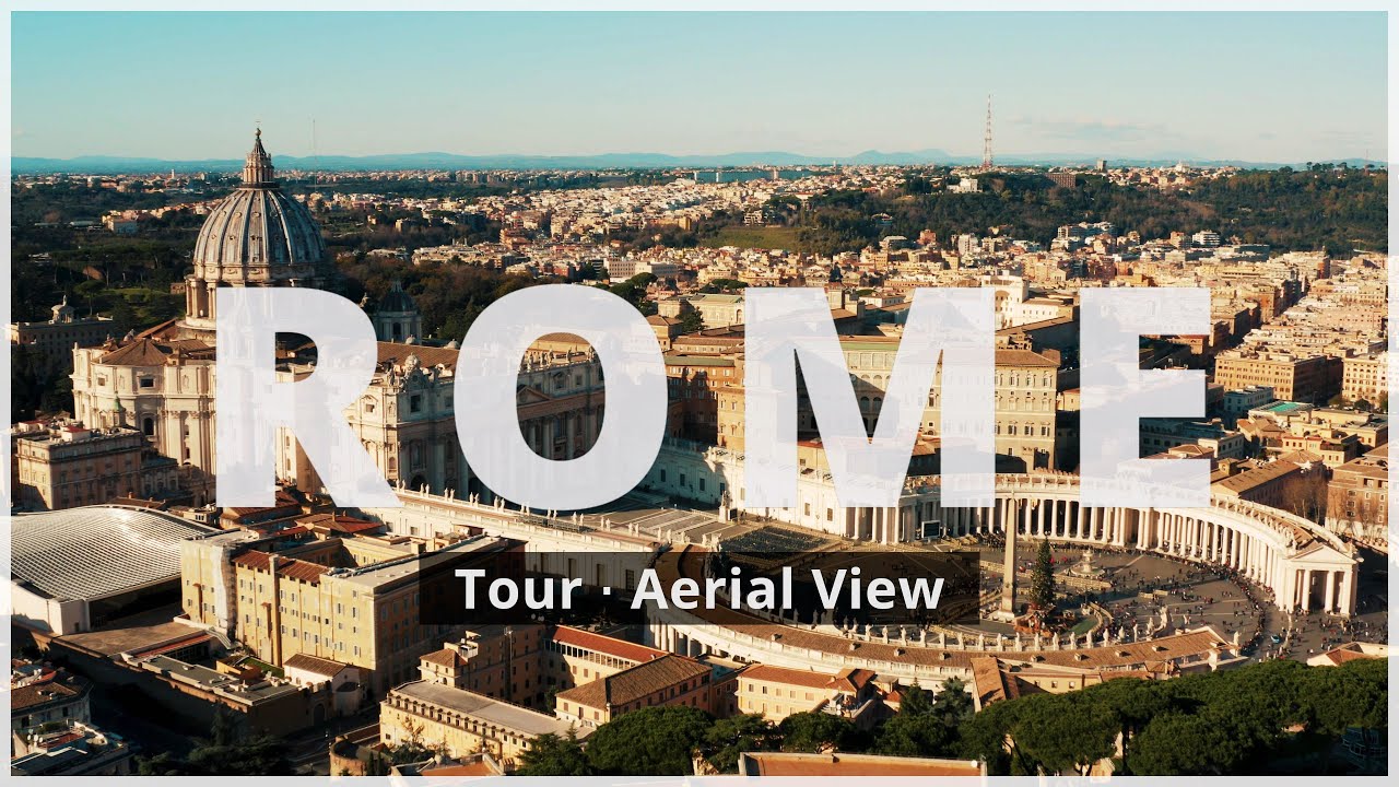 Rome + Vatican City, Italy 🇮🇹 | A quick tour with aerial view (4K drone footage)