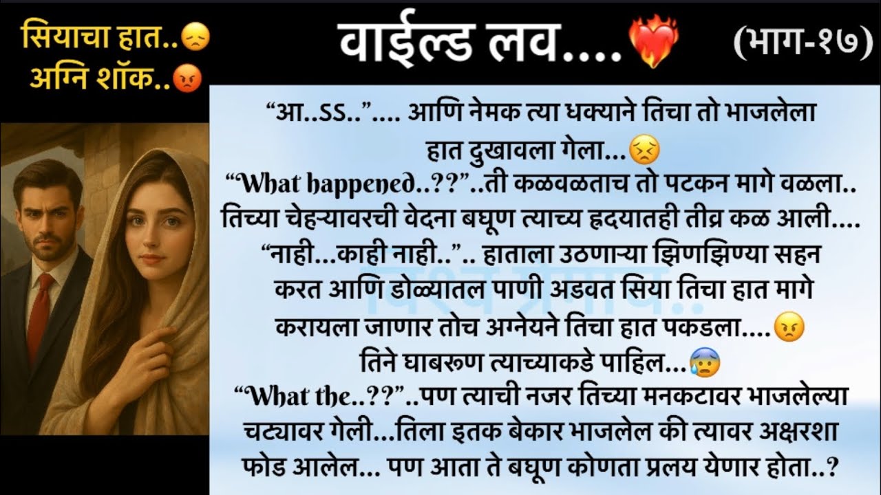 वाईल्ड लव..The On Fire Lovestory…भाग-१७..CEO Lovestory..marathi love series..🥰🔥