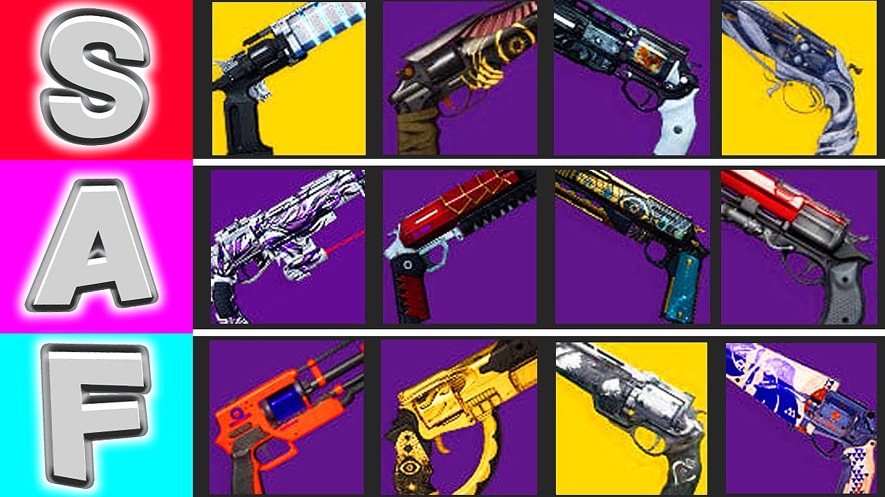 Рейтинг ВСЕХ револьверов в Destiny 2 Edge of Fate...