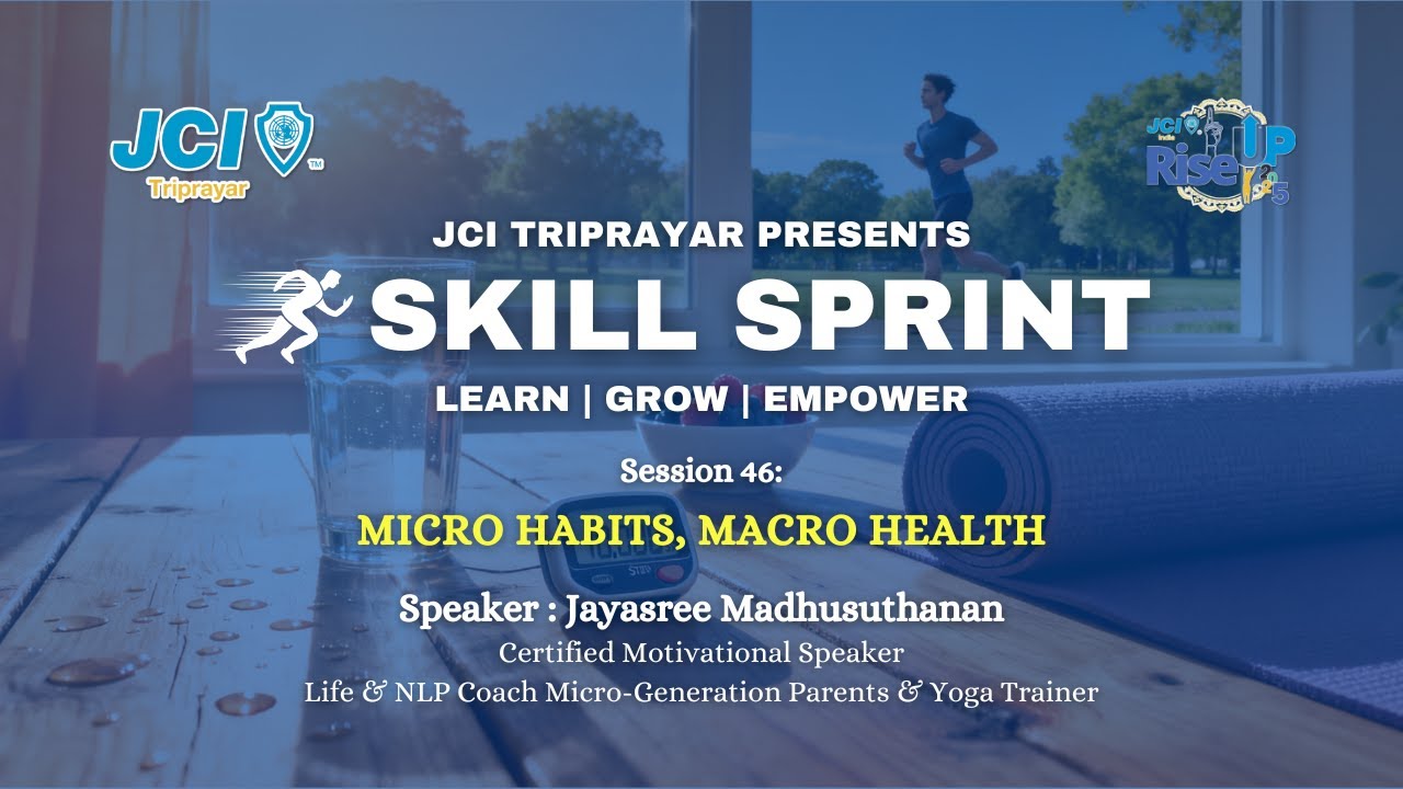 Micro Habits, Macro Health| Jayasree Madhusuthanan| Session 46