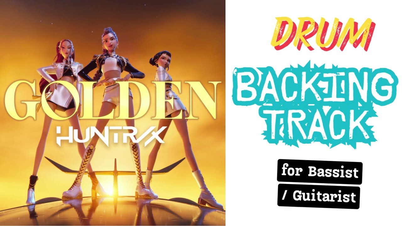 Golden - HUNTR/X (Drum Backing Track) | #Golden #huntrix #drumbackingtrack