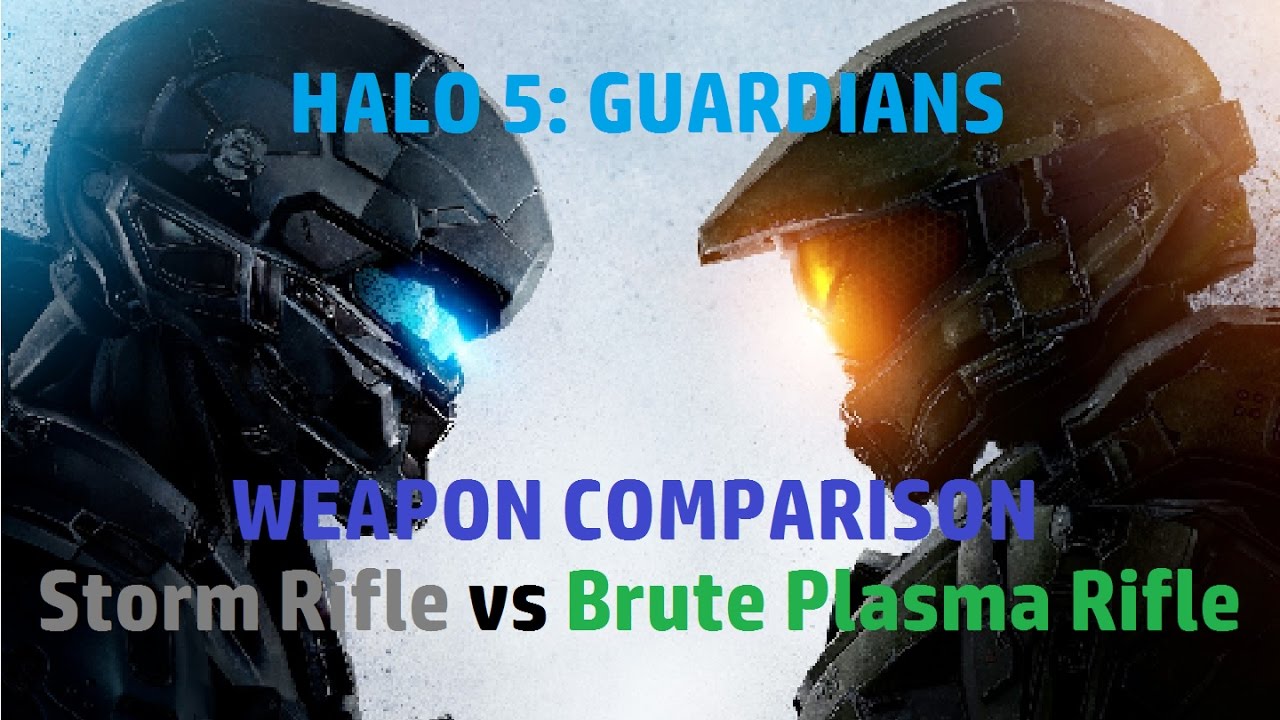 Halo 5 - Storm Rifle vs Brute Plasma Rifle (Weapon Comparison Series)