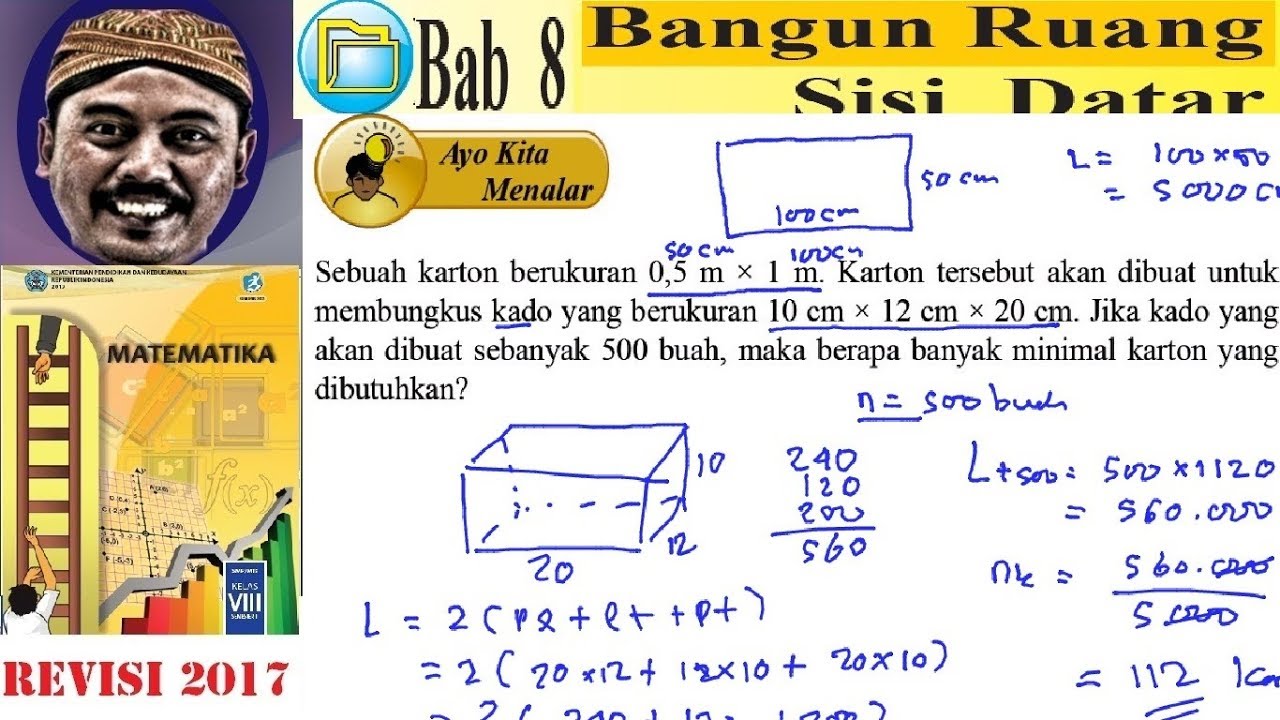 bangun ruang sisi datar ,matematika kelas 8 bse k13 rev 2017 8,1 menentukan luas permukaan kubus