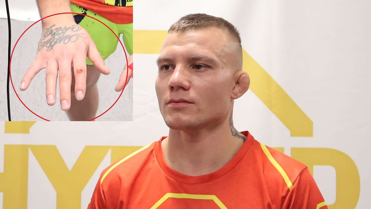 HUBERT LOTTA PO WYGRANEJ NA HYBRID MMA: COŚ JEST NIE TAK, WYGLĄDA MI TO NA ZŁAMANIE...