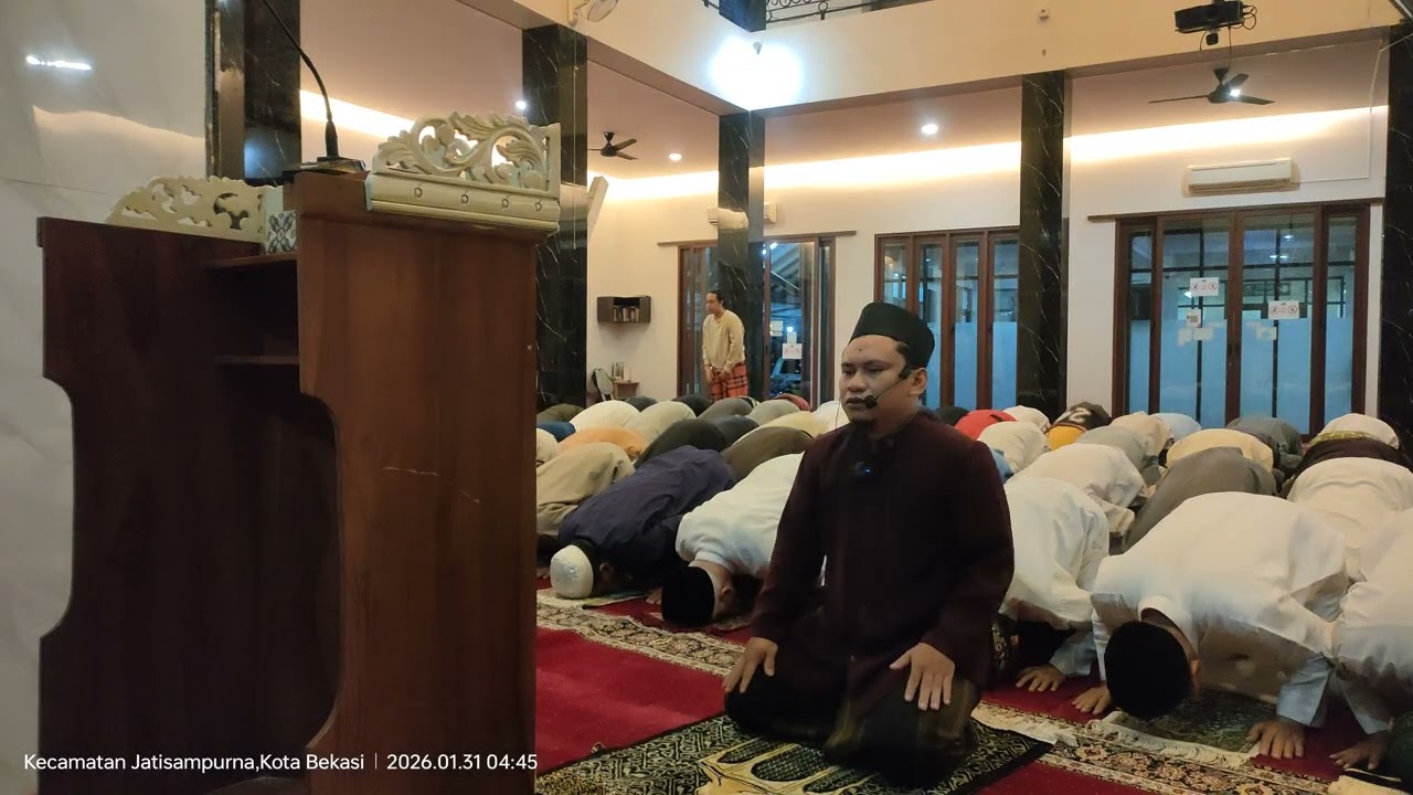 Shalat Shubuh masjid Aljihad Sabtu,31 Januari 2026M/12 Sya'ban 1447H.
