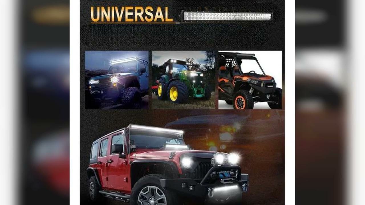 Review: Barra Led Milha 350w Automotivo Caminhão 77cm 12v 24v Univer