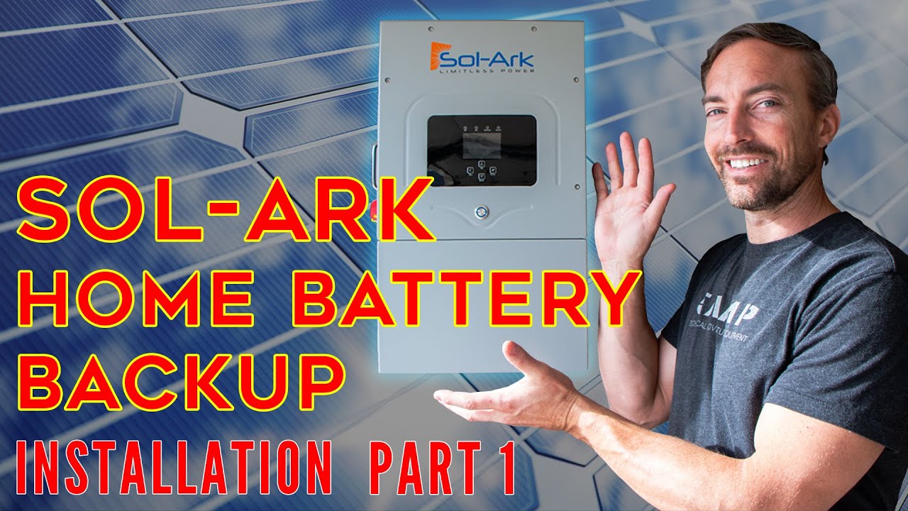 Home Battery Backup System Installation (Sol-Ark Part 1)